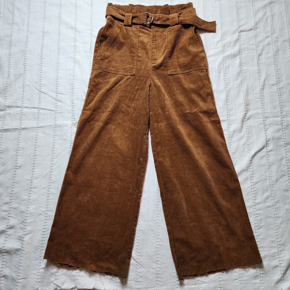 Forever 21 | corduroy wide leg pants size medium